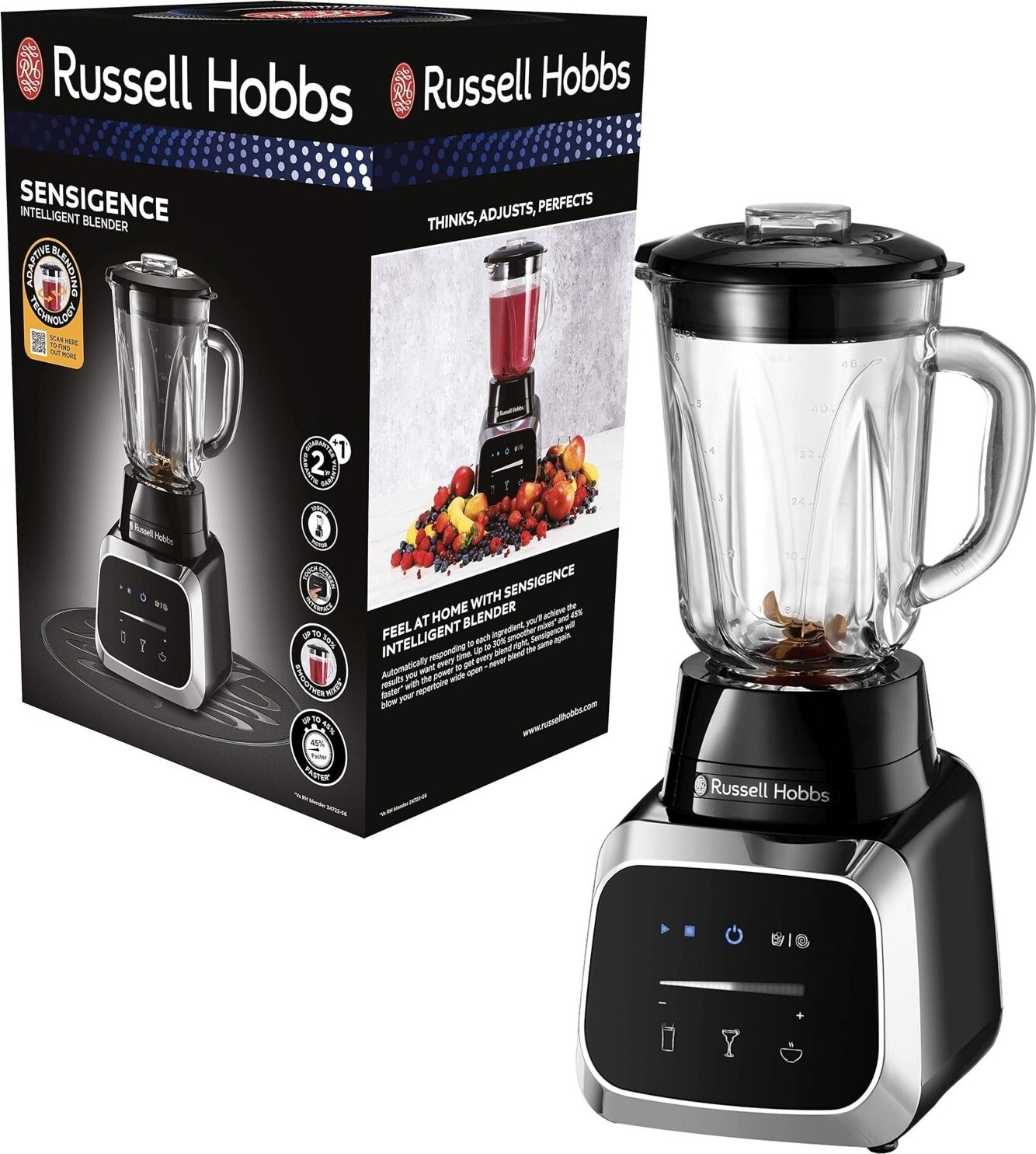 Russell Hobbs Sensigence slimme glazen blender