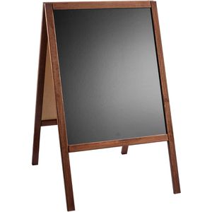 Böttcher-AG Kreidetafel schwarz, Aufsteller mit Holzrahmen, 53 x 65,5 cm
