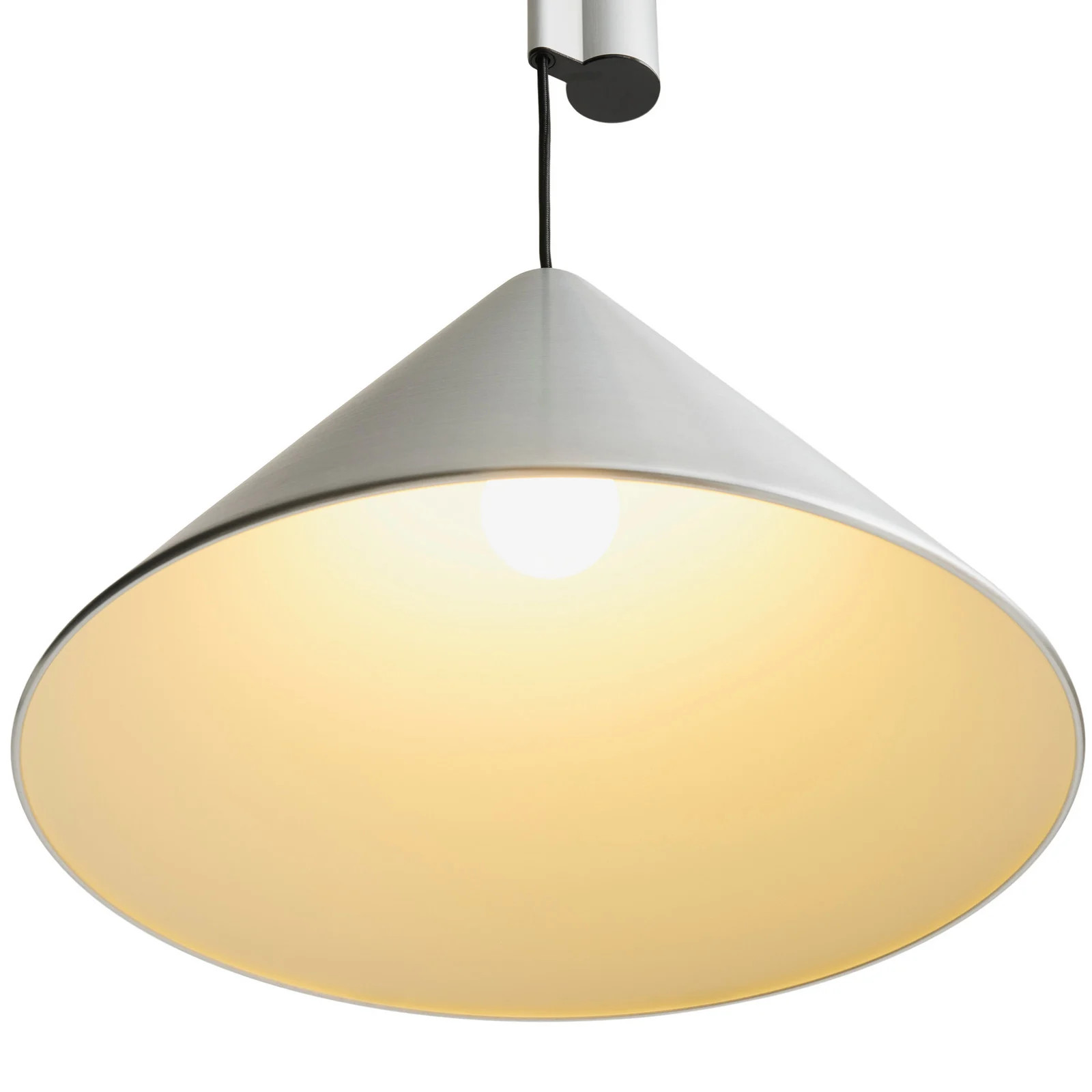 HAY Compass hanglamp, aluminium, zilver, Ø 43 cm, in hoogte verstelbaar