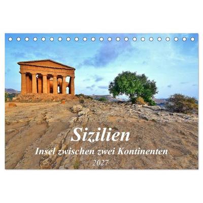 Sizilien - Insel zwischen zwei Kontinenten (Tischkalender 2027 DIN A5 quer), CALVENDO Monatskalender