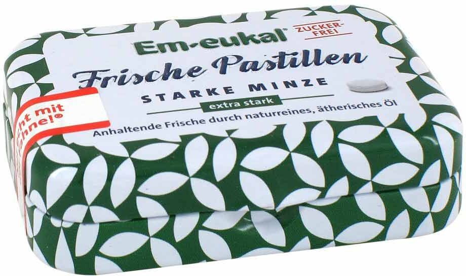 Em Eukal Frische Pastillen starke Minze zuckerfrei