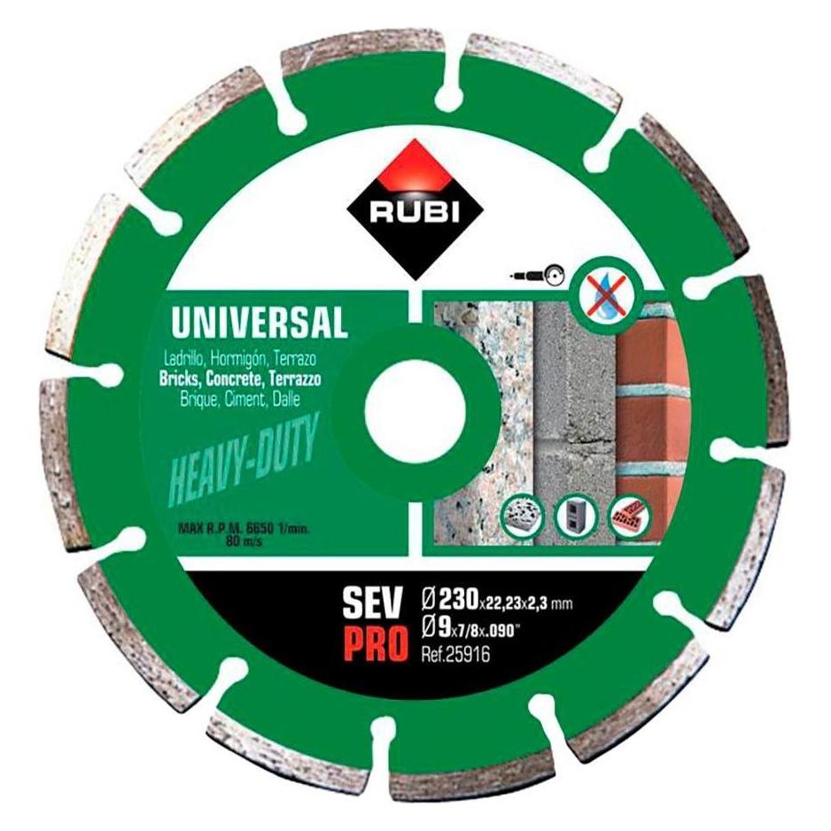 Rubi Diamond Blade Sev 230 Pro Segment Dry (25916)