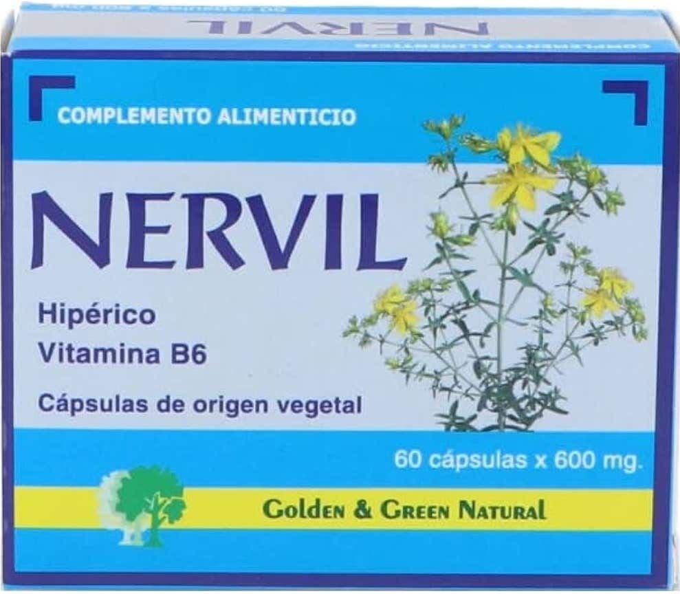 Golden & Green Natural Golden & Green Nervil 600 Mg 60 caps