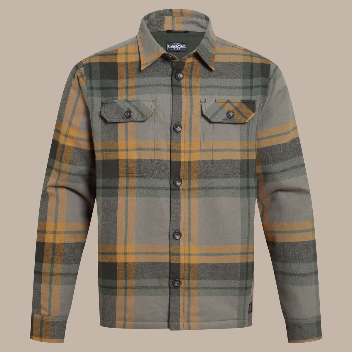 Craghoppers Burnbankovershirt lagano green check (1YJ) XXL CMN330 1YJ 90