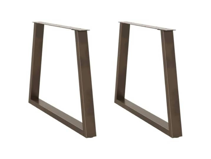 hliofuir 2er Set Tischbeine V-Form 100x73 cm Esstisch Kufen Metall V-Form Tischuntergestell aus pulverbeschichtetem Stahl für Esszimmer und Büro. Inklusive Stellfüßen und Montageschrauben.