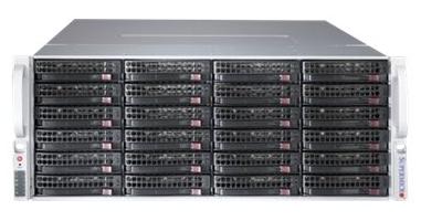 Supermicro SuperChassis 847BE1C4-R1K23LPB, Rack, Server, Schwarz, ATX, EATX, 4U, Ventilatorausfall, HDD, LAN, Leistung