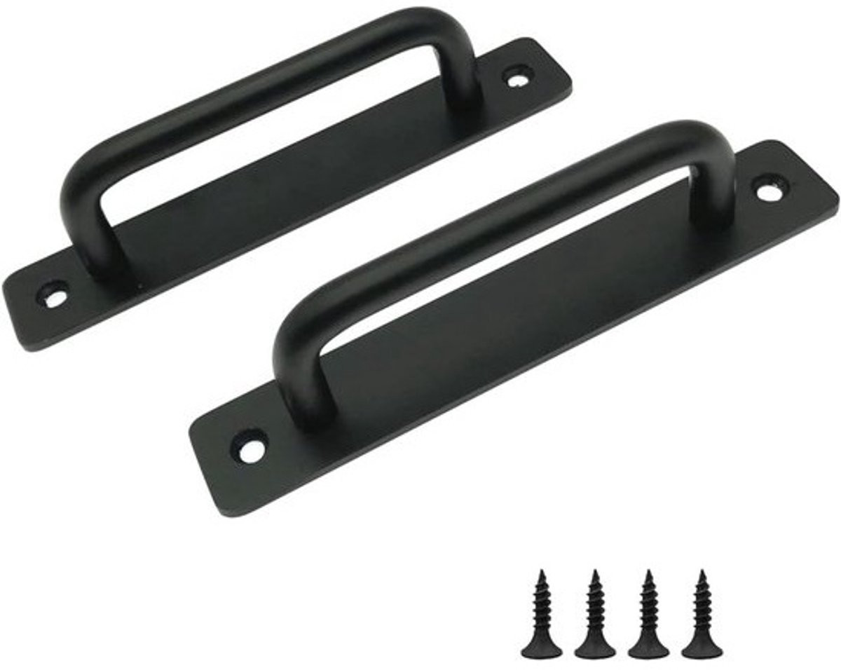 Zwarte Aluminium Keuken Kast Deurklink 128mm - Meubels Handvatten voor Deuren en Lades