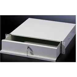Rittal Drawer 2U for one 19 inch mounting level, Serverschrank Zubehör, Grau