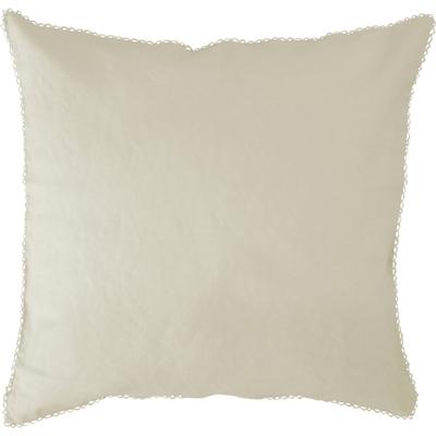 Kissenbezug FLEURESSE "Provence", beige (leinen), B:40cm L:40cm, Leinen, Obermaterial: 50% Baumwolle, 50% Leinen, Kissenbezüge, Kissenbezug, Leinen, Premium Qualität, kühlende Stoff