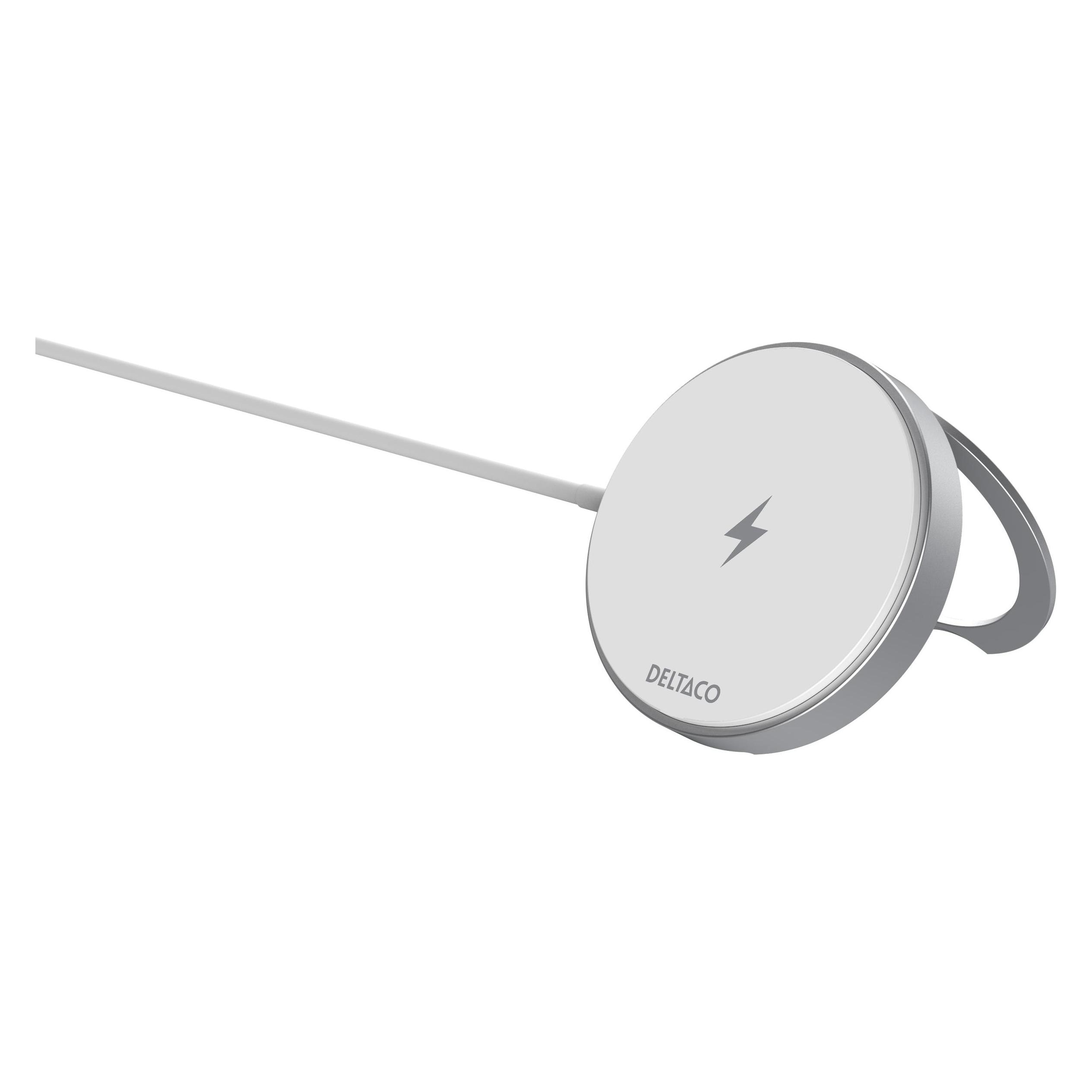 Deltaco Magnetic Wireless Charger 15W (15 W) (QI-1042)