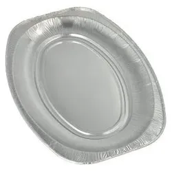 Papstar, Einweggeschirr, Servierplatten Alu oval