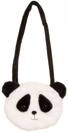 buttinette Tasche "Panda", schwarz/weiß