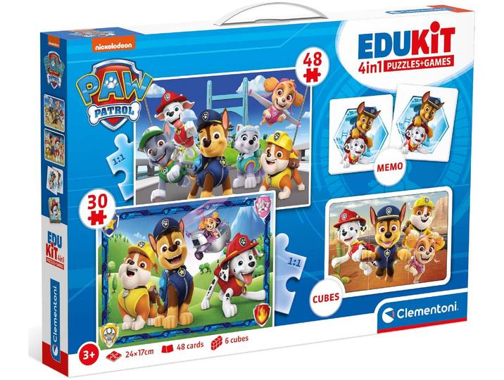 Clementoni Edu Kit 4 in1 Paw Patrol 3+ Jahre