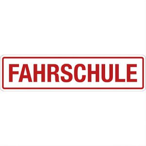 SafetyMarking Fahrzeugkennzeichnung Fahrschule, 36 x 9 cm, aus Folie, magnetisch