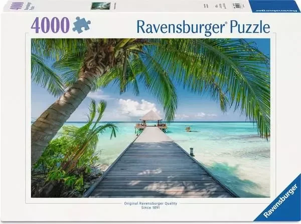 Ravensburger Puzzle Traumstrand auf den Malediven (4000 Teile)