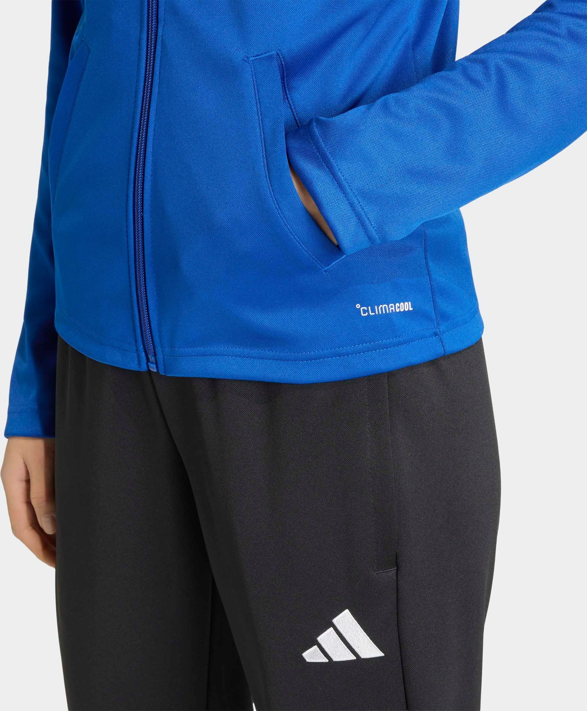 Trainingsjacke ADIDAS PERFORMANCE "ENTRADA26 ORIGINALS", Damen, Gr. S, blau (royal blau, weiß), Obermaterial: 100% Polyester, Jacken Trainingsjacke