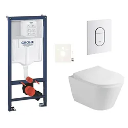 Glacera Ava Wand-WC-Set für Trockenbau/Vorwandmontage SIKOGRSAVAASH0