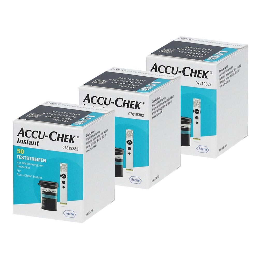 Accu-Chek Instant Teststreifen 3er-Pack 3x50 St