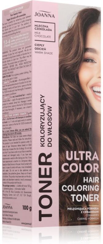 Joanna Ultra Color toner couleur teinte Milk Chocolate 100 g