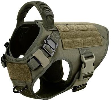 Uplift Essentials Large Dog Harness And Leash Set For Training And Walking l green Harness