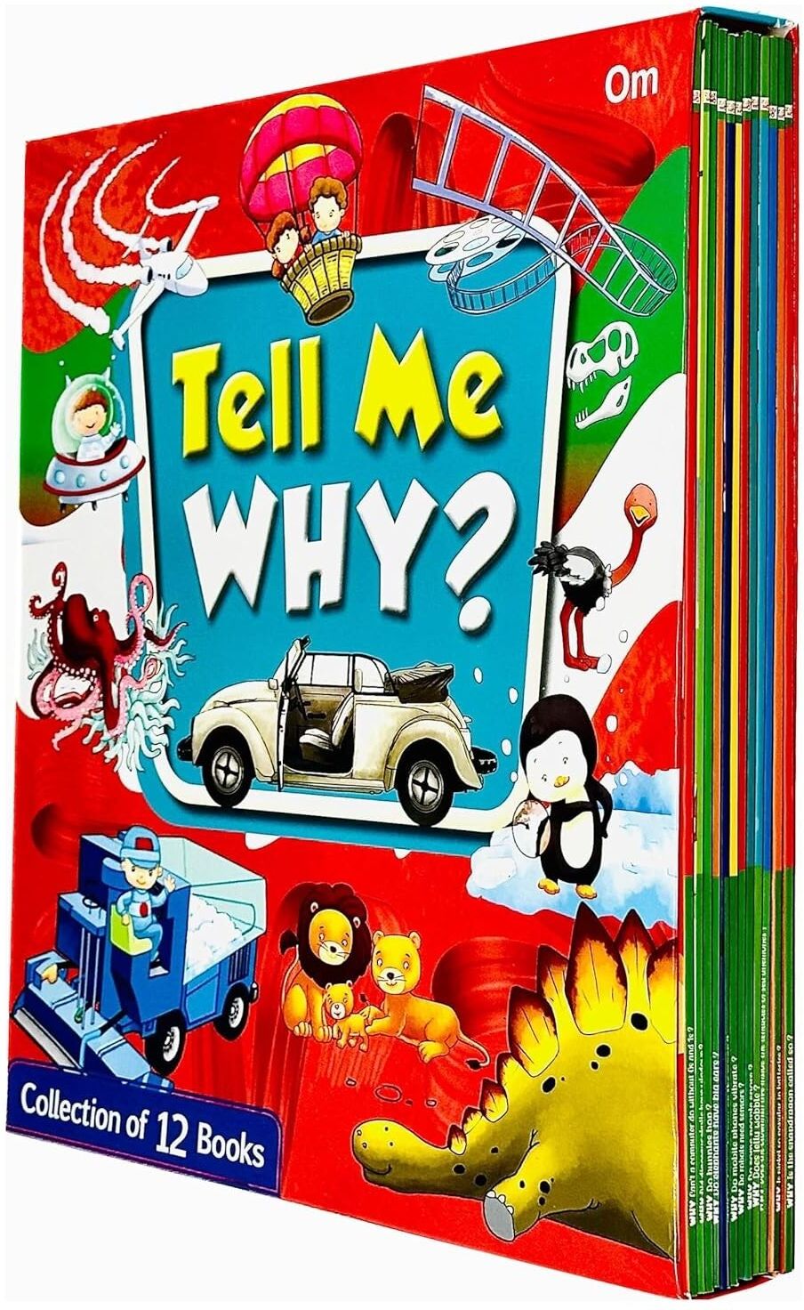 OM Books International Tell Me Why? Collection of 12 Books – Fun Science Questions & Educational Discovery Books for Curious Kids
