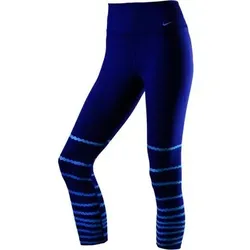 NIKE Damen Trainingscaprihose LEGEND TI CAPRI BURNOUT, Größe XS in Blau Blau