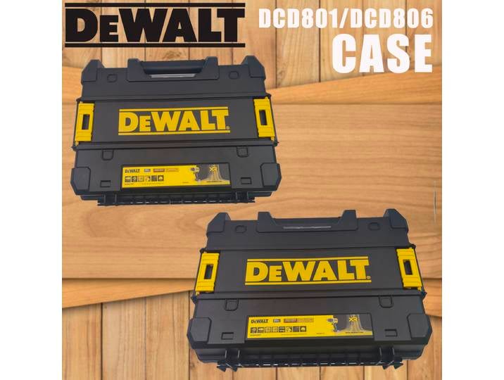 DEWALT – mallette à outils TSTAK originale pour DCD801 DCD806, boîte vide robuste 43x34x13cm