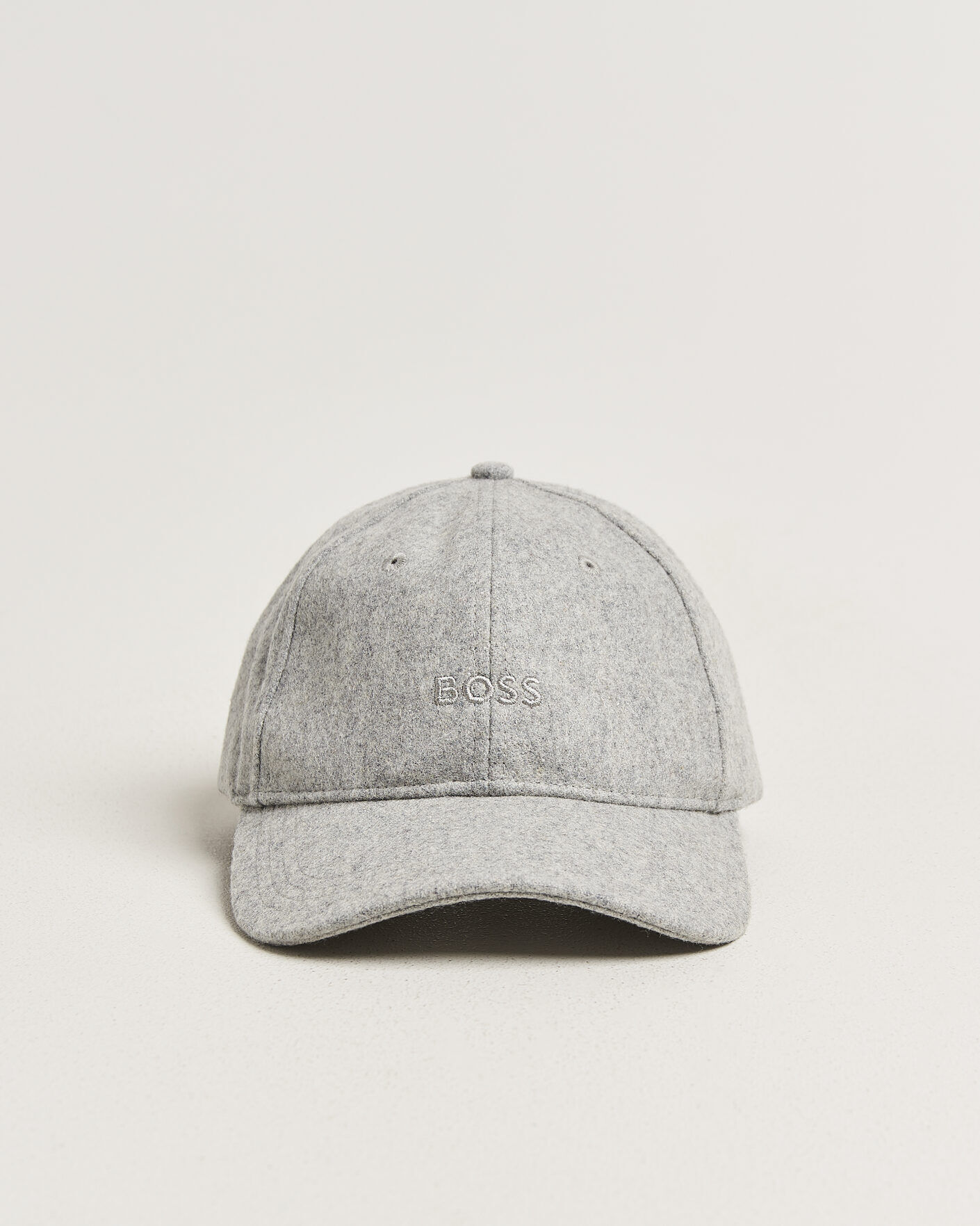 Boss ORANGE Derrel Wool Cap Open Grey men One size Grå