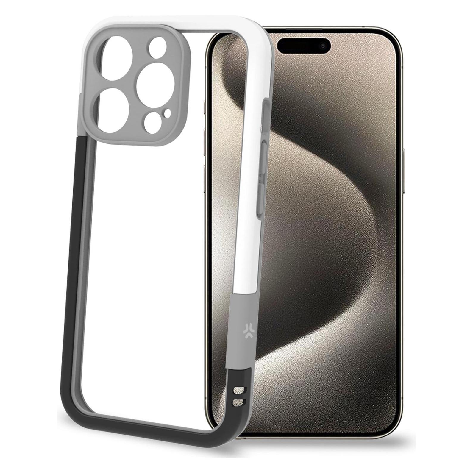 Celly Bumper Iphone 16 Pro Bk Wh (Apple iPhone 16 Pro) (BUMPER1079BKWH)