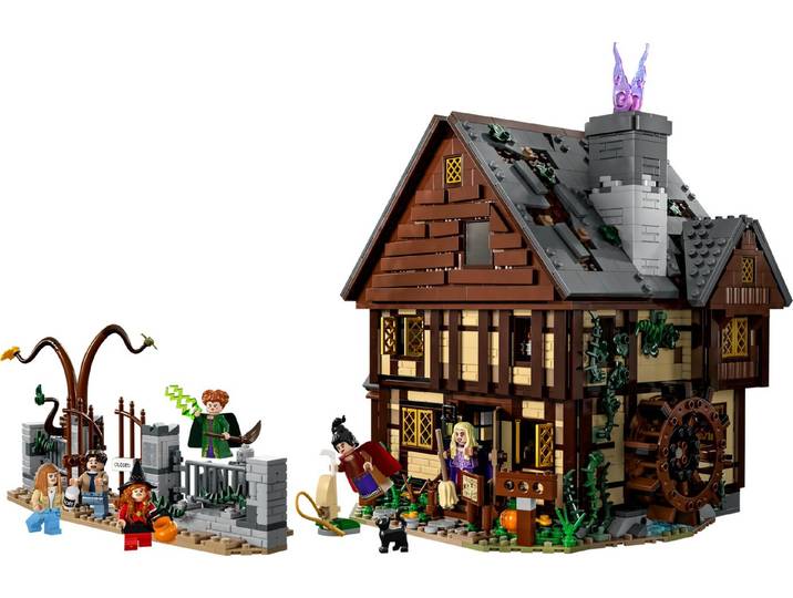 LEGO® LEGO® Ideas 21341 Disney Hocus Pocus: Das Hexenhaus der Spielbausteine, (Set, 2316 St., Fantasy)