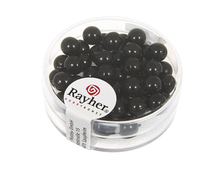 Rayher Renaissance Glaswachsperlen 6 mm 45 Stück