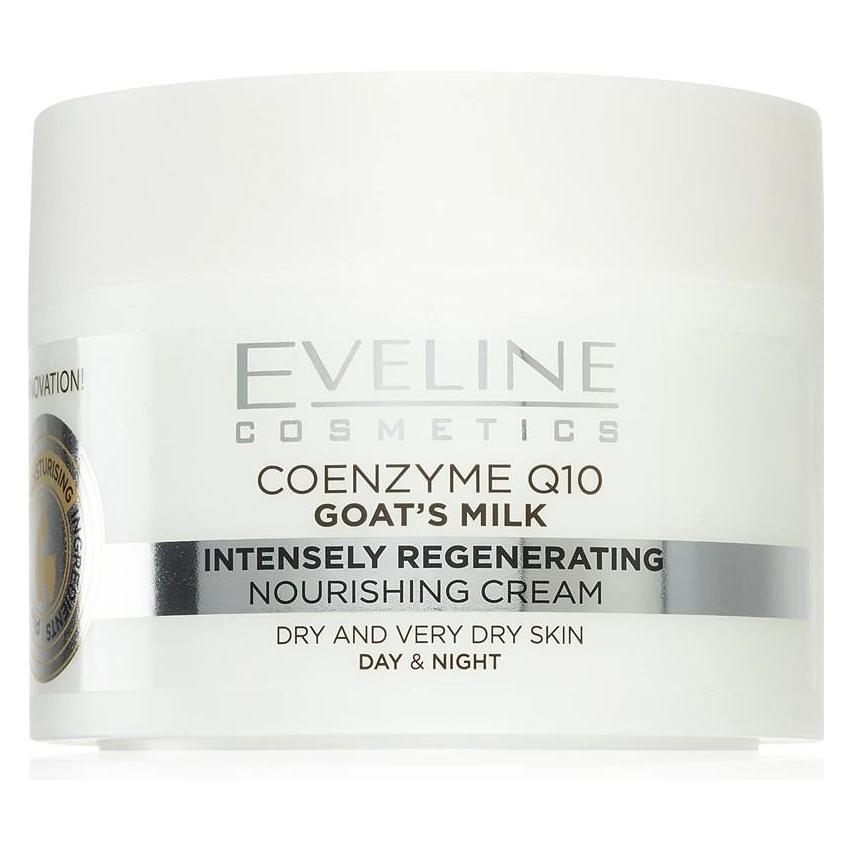 Eveline Coenzyme Q10 Nourishing Strongly Regenerating Cream For Dry And Very Dry Skin For (50 ml, 24h Creme) (PARF136056)