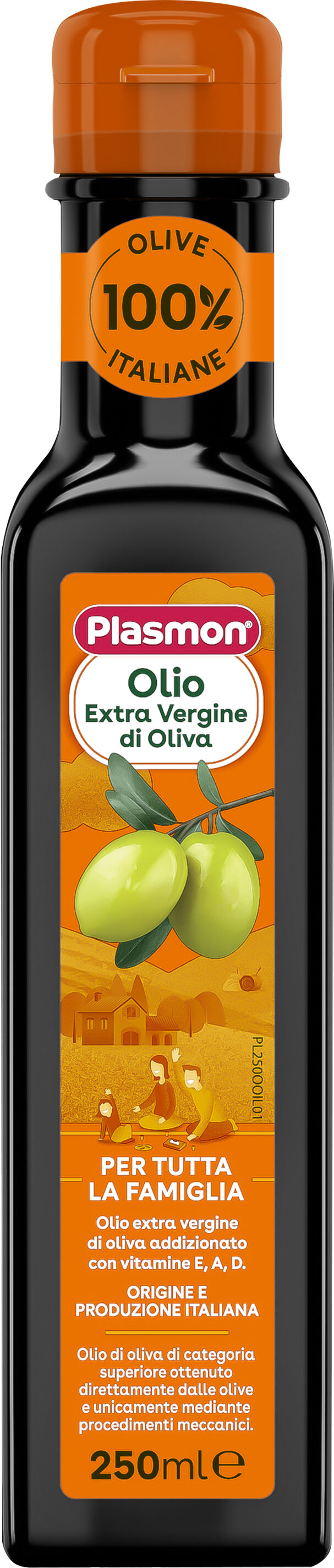 Plasmon Olio Extravergine di Oliva Vitaminizzato 250 ml