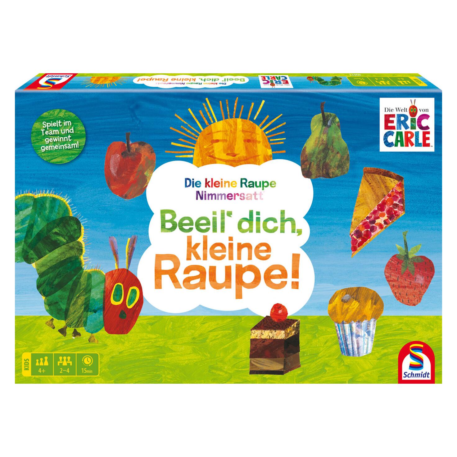Schmidt Spiele SSP Die kleine Raupe Nimmersatt, Beeil? dich, kleine Raupe! (Deutsch, 2 - 6 Spieler) (40671)