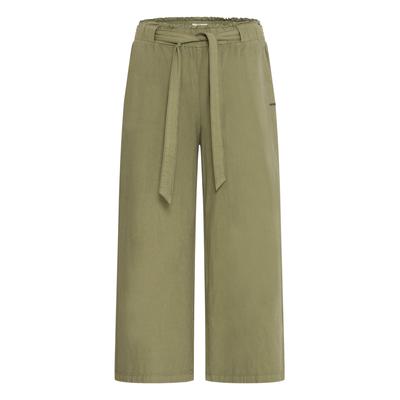 Culotte OXMO "Culotte OXLinasa", Damen, Gr. M, N-Gr, grün (dusty oliv), Obermaterial: 100% Baumwolle CO., Hosen Culotte