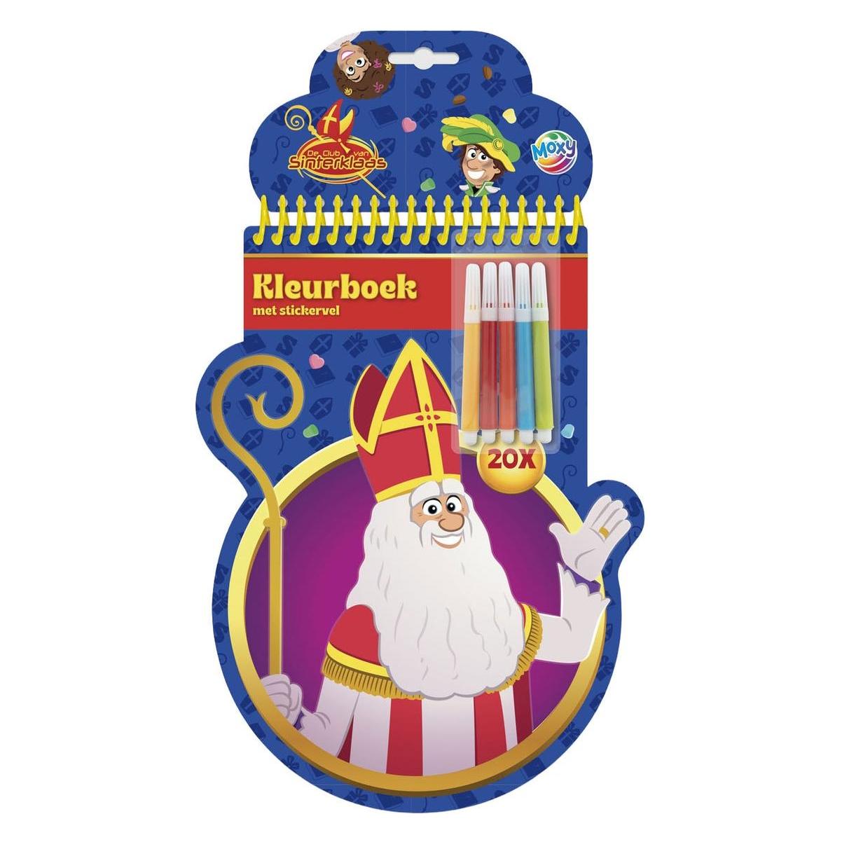 Grafix Sinterklaas Formen-Malbuch inkl. 5 Stifte - 20 Malvorlagen (78950430)