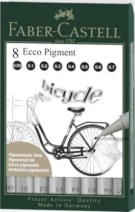 Faber-Castell TFS Ecco Pigment 0.05/1/2/3/4/5/6/7