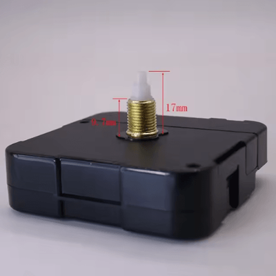 Inspire Curations Long Shaft Quartz Clock Movement Silent DIY Mechanism Kit For Wall Clock Repair 17mm
