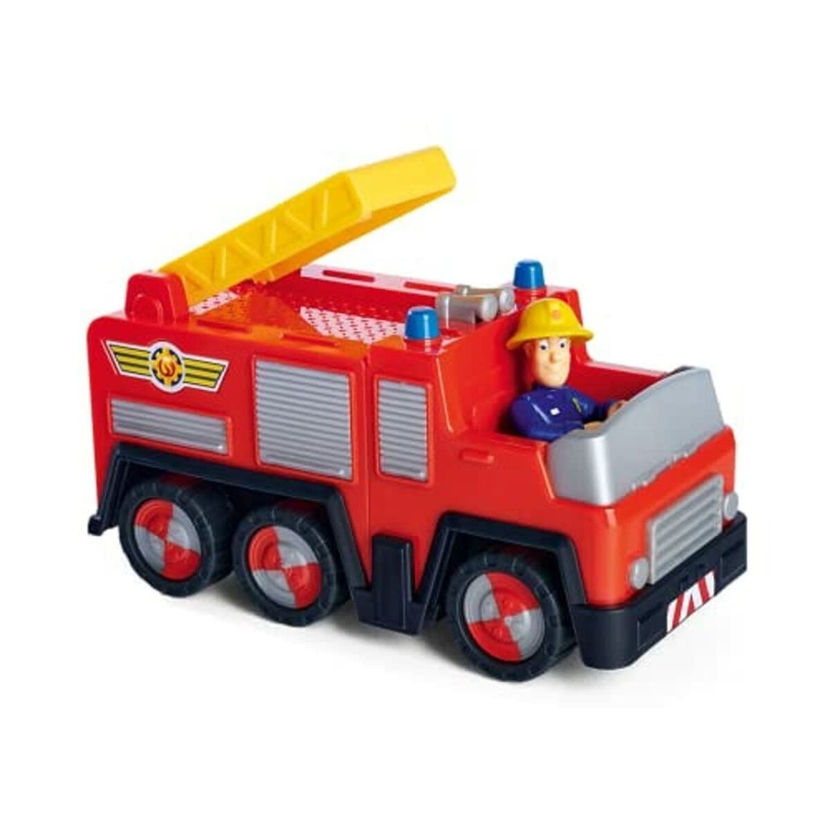 SILVERTORN Fireman Sam Mini Vehicle Jupiter Truck met beweegbaar figuurtje voor kinderen vanaf 3 jaar