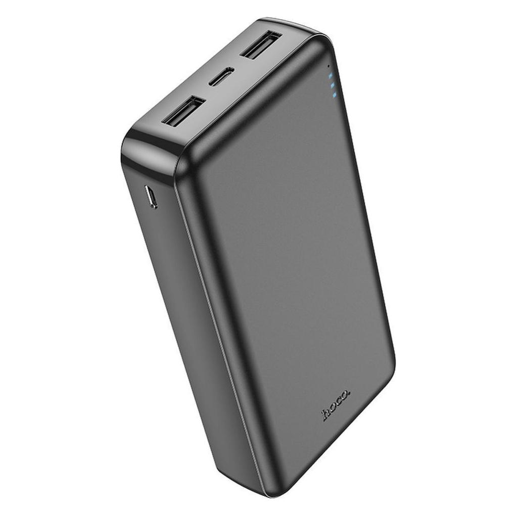Hoco Externe Batterie Power Bank J100A 2xUSB-A 20000mAh schwarz (20000 mAh, 10 W, 74 Wh) (6931474783585)