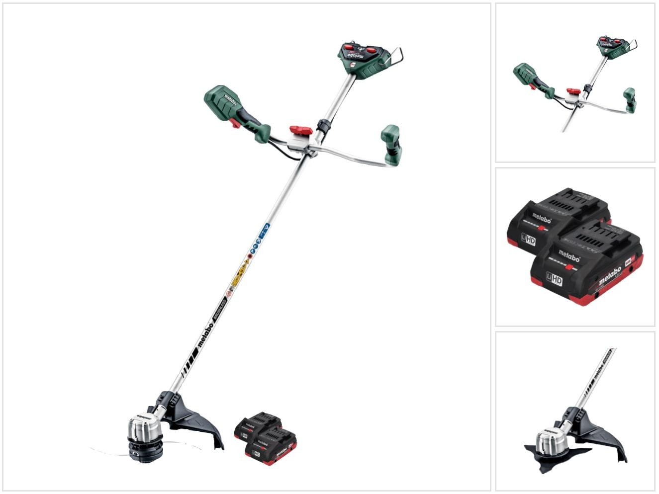 Metabo FSB 36-18 LTX BL 40 Accu-slijptol 36 V (2x 18 V) tweehandig borstelloos met 2x 4.0 Ah accu