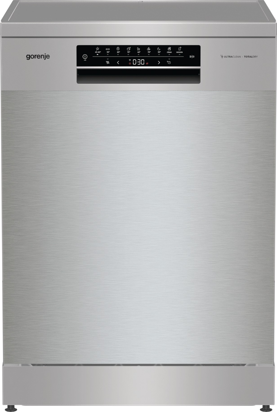 Gorenje 743432, Freistehend, Standardgröße (60 cm), Silber, Schwarz, Berührung, LED