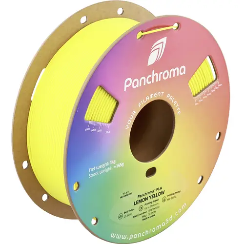 Polymaker CA19019 Panchroma Filament PLA Highspeed Filament 1.75mm 1000g Lemon Yellow, Limonengelb, Gelb 1St.