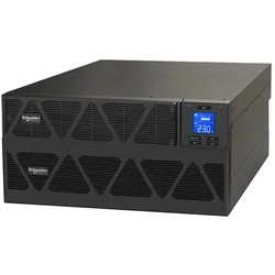 APC SRVS10KRILRK Easy UPS On-Line, 10kVA/10kW, Rackmontage 5HE, 230V, Festverdrahteter 3-adriger (1P+N+E) Ausgang, Kartensteckplatz, LCD