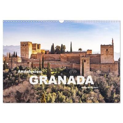 Andalusien - Granada (Wandkalender 2027 DIN A3 quer), CALVENDO Monatskalender