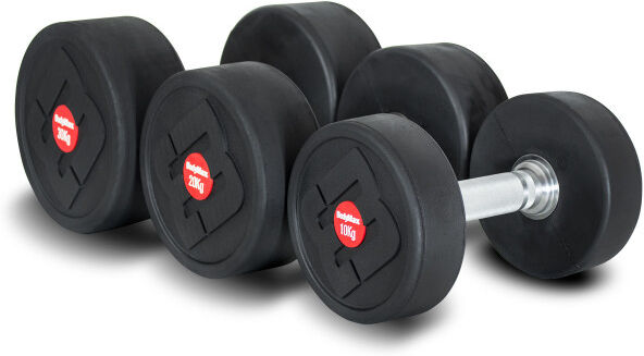 BodyMax Pro V4 Rubber Dumbbell Sets 2x 45 kg