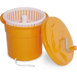BRB Salatschleuder Inhalt 25 Liter, ØxH 430 x 520 mm Geeignet für 5-6 Salatköpfe