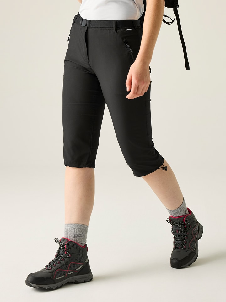 Regatta Funktions-Caprihose "Xert Stretch" in Schwarz - 36