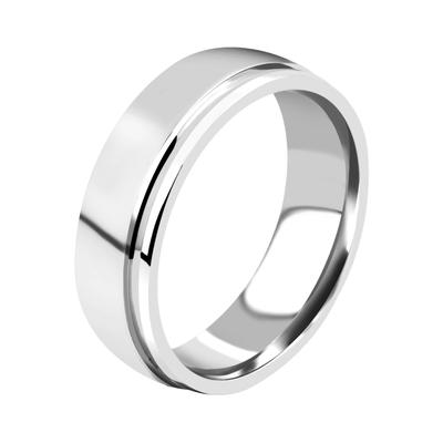 Partnerring AKZENT "Unity, langlebig" Gr. 58, silber (silberfarbig), Fingerringe, Herren, 58, Edelstahl