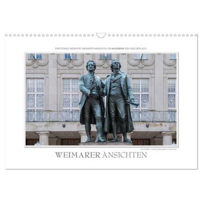 Emotionale Momente: Weimarer Ansichten. (Wandkalender 2027 DIN A3 quer), CALVENDO Monatskalender